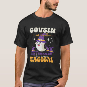 T-shirt Cousin Witch Éffrayant Halloween Ghost Witch Famil