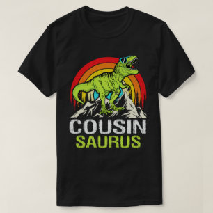T-shirt Cousinsaurus Dinosaure T Rex Cousin Saurus Corresp