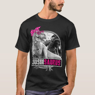 T-shirt Cousinsaurus pour filles T-Rex Cousin Dinosaur