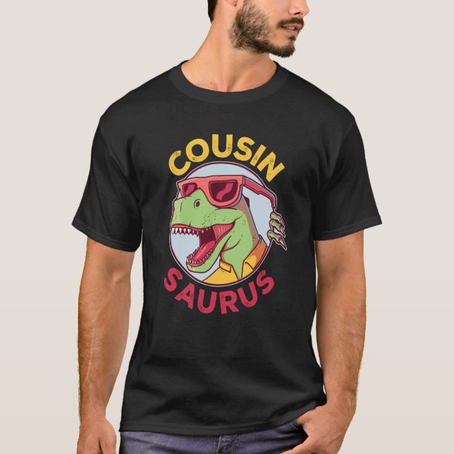 T-shirt Cousinsaurus Rex Dinosaur Cousin Saurus Family Mat (Devant)