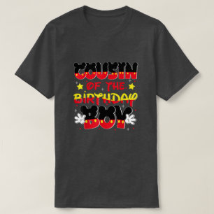 T-shirt Coussin De La Famille De Souris De Jour D'Annivers