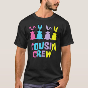 T-shirt Coussin Lapins Crew Pâques Correspondant Rabbin Co