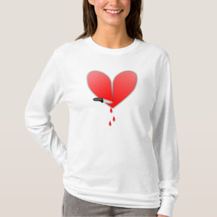 T-shirt Couteau au coeur