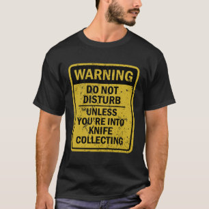 T-shirt Couteau Collecte Mème De Plaisanterie Pour Hommes