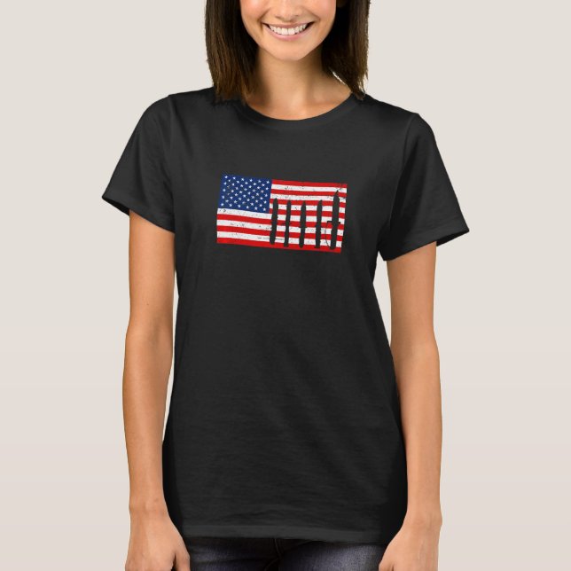 T-shirt Couteaux collecteurs de couteaux collectant Americ (Devant)