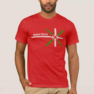 T-shirt Coutume, basque dessiné par craie Ikurriña et