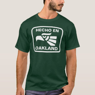 T-shirt Coutume de personalizado d'en Oakland de Hecho