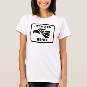 T-shirt Coutume de personalizado d'en Reno de Hecho