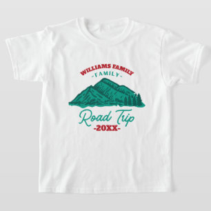 T-shirt coutume Famille Réunion Road Trier montagne