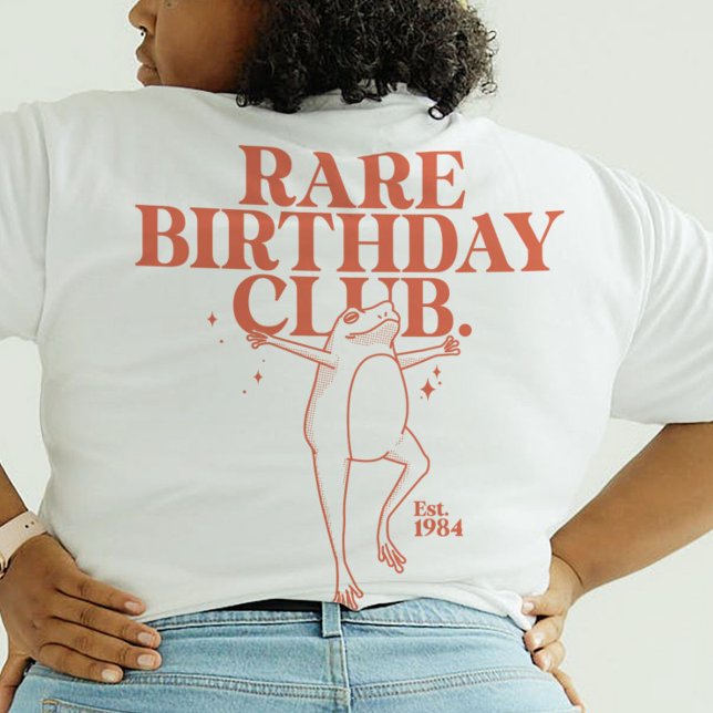T-shirt Coutume Leap Année Frog Leaper Rare Birday Club (Custom Leap Year Frog Leaper Rare Birthday Club T-Shirt)