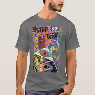 T-shirt Couverture Abstraite de bande dessinée Vintage