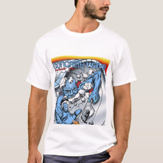 T-shirt Couverture concrète de vague