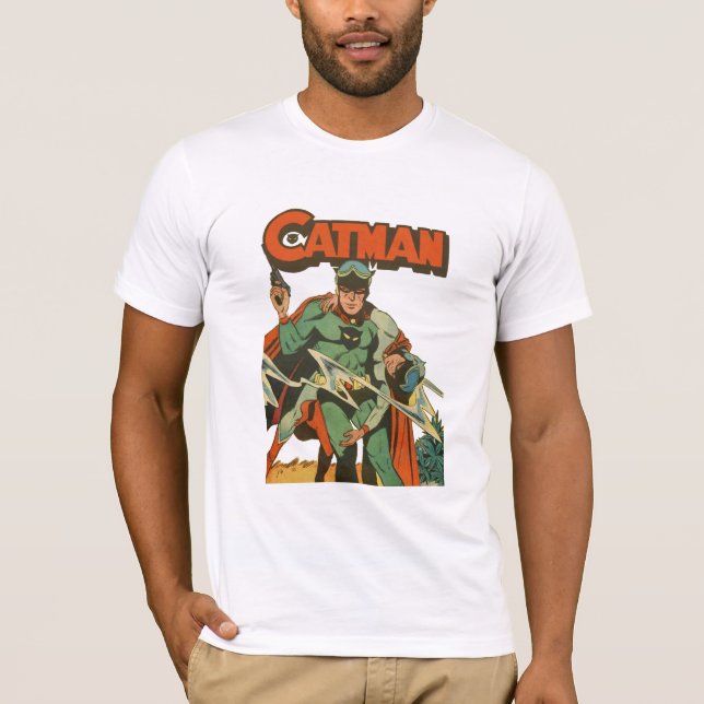 T-shirt Couverture de bande dessinée Cat-Man (Devant)