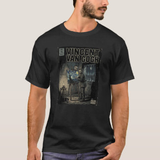 T-shirt couverture de bande dessinée de Vincent Van Gogh