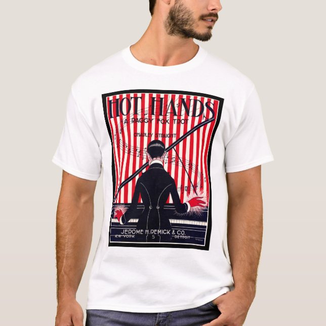 T-shirt Couverture de la musique de cercle Hot Hands (Devant)