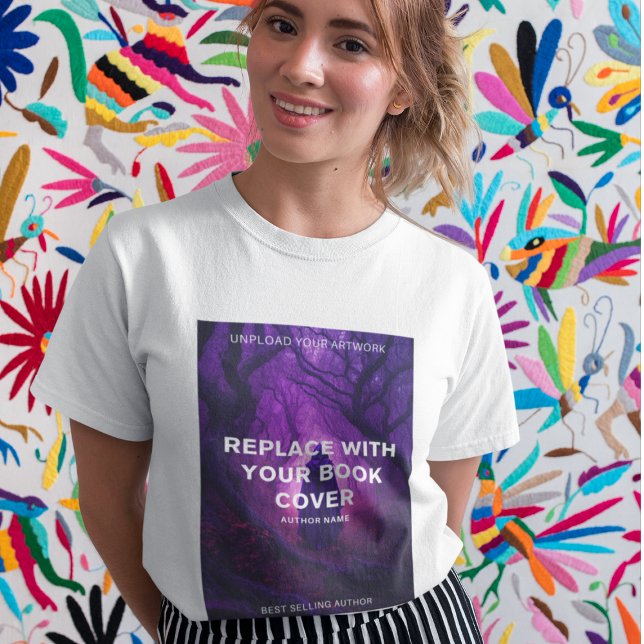 T-shirt Couverture de livre personnalisée l Auteur promoti (Créateur téléchargé)