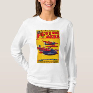 T-shirt Couverture de magazine d'as de vol