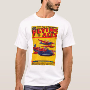 T-shirt Couverture de magazine d'as de vol