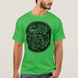 T-shirt Couverture de trou du trou Tokoshima