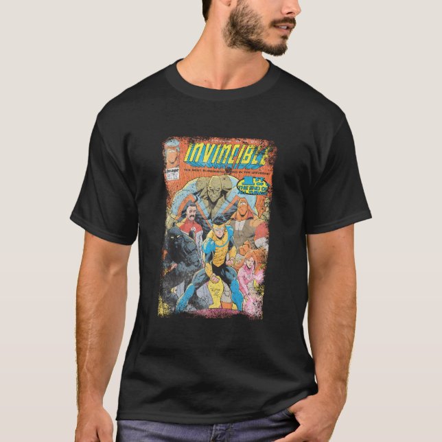 T-shirt Couverture en détresse invincible - Hommage (Devant)