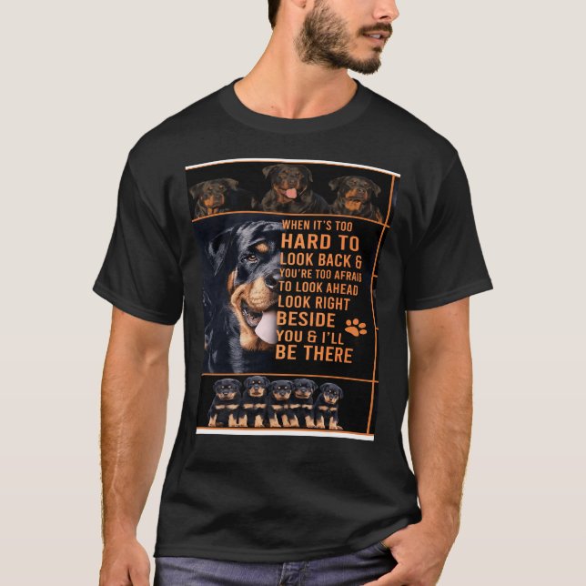 T-shirt Couverture Rottweiler (Devant)
