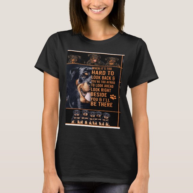 T-shirt Couverture Rottweiler (Devant)