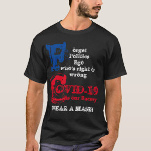 T-SHIRT COVID-19 NON ACCUEILLI