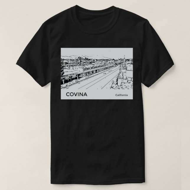 T-shirt Covina California TS (Design devant)