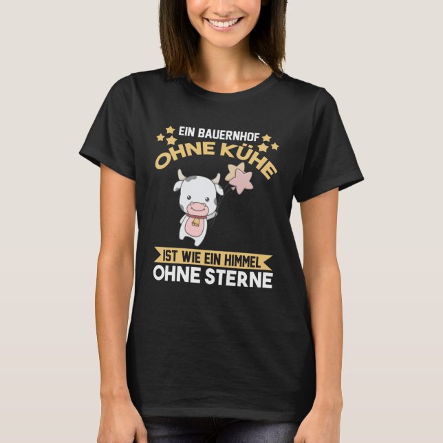 T-shirt Cow Cows Farmer (Devant)