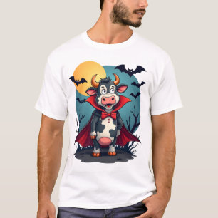 T-shirt Cow Dracula se lève
