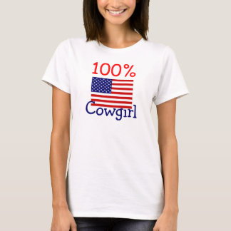 T-shirt Cow-girl 100%