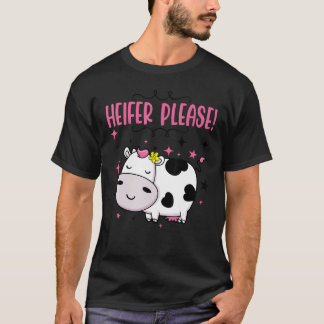 T-shirt Cow  Heifer Please Baby Little Girl Outfit Kids To