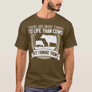 T-shirt Cow Lover Cattle Farmer Dit Vache