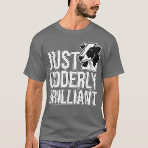 T-shirt Cow Lover Producteur de bétail âgé brillant Udder