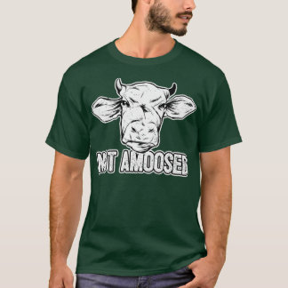 T-shirt Cow Lover Producteur de bétail non amoureux Pun Va