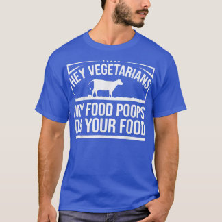 T-shirt Cow Lover Producteur De Bovins Mes Poops De Nourri
