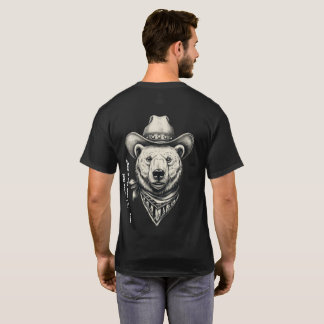 T-shirt Cowboy Bear: Does This Hat Make Me Look Dog?