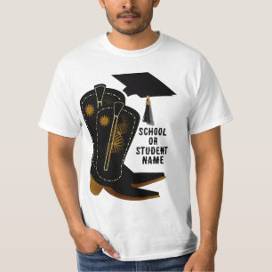 T-shirt Cowboy Boots Graduation