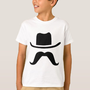 T-shirt Cowboy Casquette et Mustache
