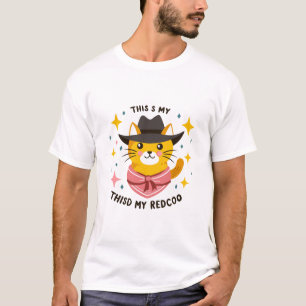 T-shirt Cowboy Cat Cuteness 2024 chat classique