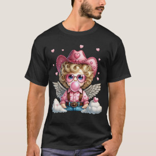 T-shirt Cowboy Cupid Western Soufflant des Bulles Saint-Va