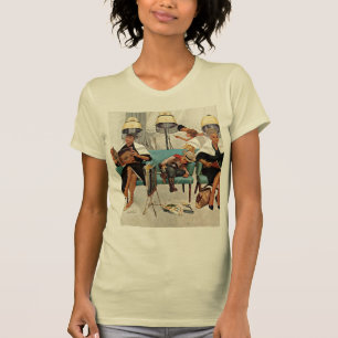 T-shirt Cowboy endormi dans le salon de beauté