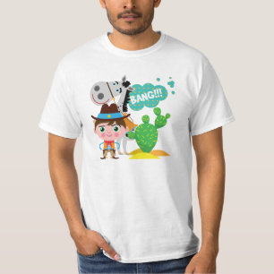 T-shirt Cowboy et cheval