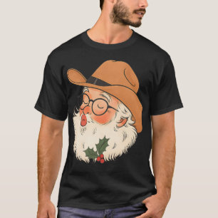 T-shirt Cowboy Santa Claus Ouest