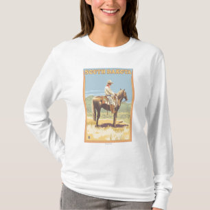 T-shirt Cowboy (vue de côté) le Dakota du Sud