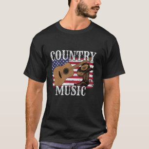 T-shirt Cowboycore C'est Mon Drapeau De Concert Musical De
