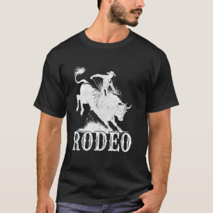 T-shirt Cowboycore Rétro Bœuf Taureau Crâne de Vache Rodeo