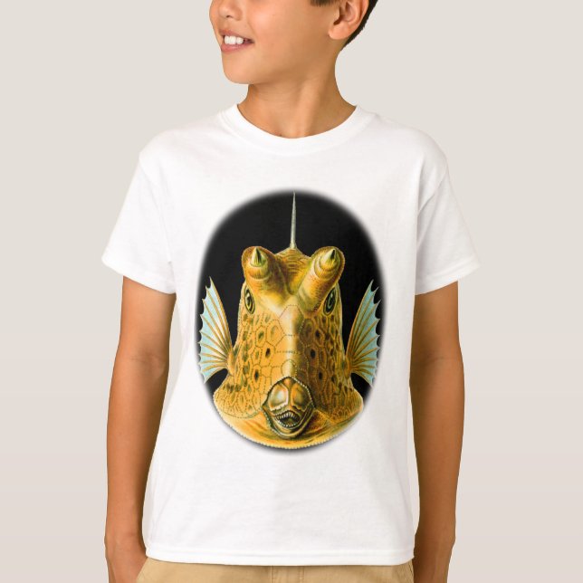 T-shirt Cowfish Long-à cornes (Devant)