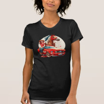 Cowgirl Avec Mustang Voiture Cheval