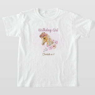 T-shirt Cowgirl Cheval Floral Western Anniversaire